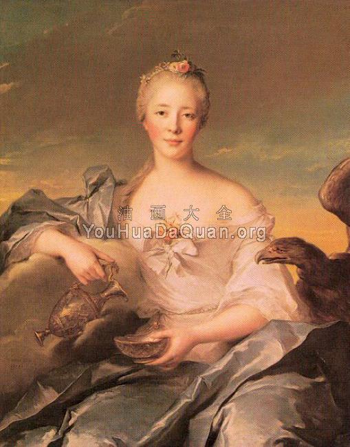 Madame de Caumartin as Hebe - 让·马克·纳迪尔